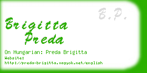 brigitta preda business card